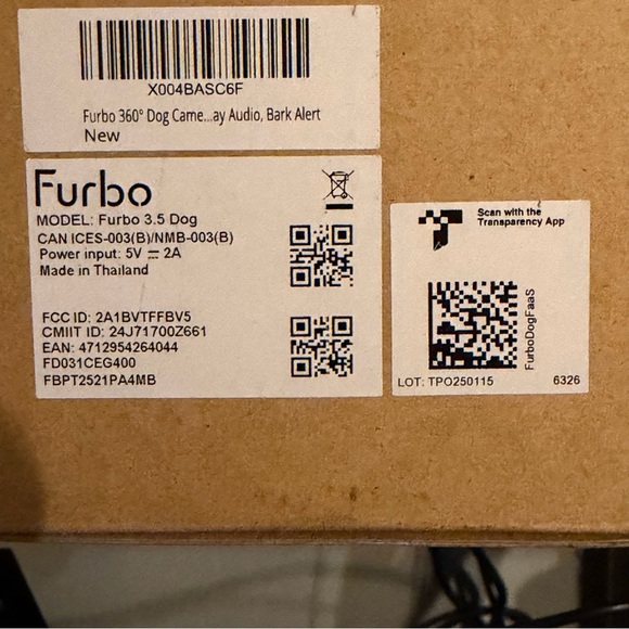 Furbo Dog Camera 360* Rotation NEW NIB Subscription Required - Picture 7 of 8
